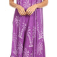 Sakkas Irene Women's Casual Tie-dye Maxi Summer Sleeveless Loose Fit Tank Dress