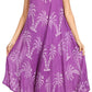 Sakkas Irene Women's Casual Tie-dye Maxi Summer Sleeveless Loose Fit Tank Dress