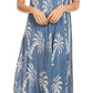 Sakkas Irene Women's Casual Tie-dye Maxi Summer Sleeveless Loose Fit Tank Dress