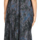 Sakkas Irene Women's Casual Tie-dye Maxi Summer Sleeveless Loose Fit Tank Dress