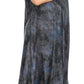 Sakkas Irene Women's Casual Tie-dye Maxi Summer Sleeveless Loose Fit Tank Dress