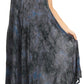 Sakkas Irene Women's Casual Tie-dye Maxi Summer Sleeveless Loose Fit Tank Dress