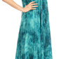 Sakkas Irene Women's Casual Tie-dye Maxi Summer Sleeveless Loose Fit Tank Dress
