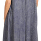 Sakkas Irene Women's Casual Tie-dye Maxi Summer Sleeveless Loose Fit Tank Dress