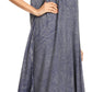 Sakkas Irene Women's Casual Tie-dye Maxi Summer Sleeveless Loose Fit Tank Dress