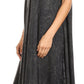 Sakkas Irene Women's Casual Tie-dye Maxi Summer Sleeveless Loose Fit Tank Dress