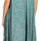 Sakkas Irene Women's Casual Tie-dye Maxi Summer Sleeveless Loose Fit Tank Dress