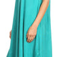 Sakkas Irene Women's Casual Tie-dye Maxi Summer Sleeveless Loose Fit Tank Dress