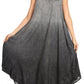 Sakkas Irene Women's Casual Tie-dye Maxi Summer Sleeveless Loose Fit Tank Dress