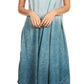 Sakkas Irene Women's Casual Tie-dye Maxi Summer Sleeveless Loose Fit Tank Dress