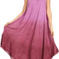 Sakkas Irene Women's Casual Tie-dye Maxi Summer Sleeveless Loose Fit Tank Dress