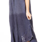 Sakkas Irene Women's Casual Tie-dye Maxi Summer Sleeveless Loose Fit Tank Dress