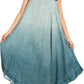 Sakkas Irene Women's Casual Tie-dye Maxi Summer Sleeveless Loose Fit Tank Dress