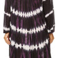Sakkas Dori Women's Long Sleeves Casual Loose Swing Midi Dress Caftan Cover-up