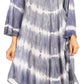 Sakkas Dori Women's Long Sleeves Casual Loose Swing Midi Dress Caftan Cover-up