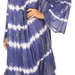 Sakkas Dori Women's Long Sleeves Casual Loose Swing Midi Dress Caftan Cover-up