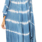Sakkas Dori Women's Long Sleeves Casual Loose Swing Midi Dress Caftan Cover-up