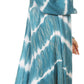 Sakkas Dori Women's Long Sleeves Casual Loose Swing Midi Dress Caftan Cover-up