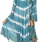 Sakkas Dori Women's Long Sleeves Casual Loose Swing Midi Dress Caftan Cover-up