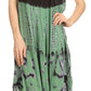 Sakkas Dori Women's Long Sleeves Casual Loose Swing Midi Dress Caftan Cover-up