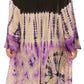 Sakkas Dori Women's Long Sleeves Casual Loose Swing Midi Dress Caftan Cover-up