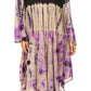 Sakkas Dori Women's Long Sleeves Casual Loose Swing Midi Dress Caftan Cover-up
