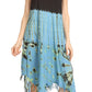 Sakkas Dori Women's Long Sleeves Casual Loose Swing Midi Dress Caftan Cover-up