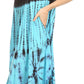 Sakkas Dori Women's Long Sleeves Casual Loose Swing Midi Dress Caftan Cover-up