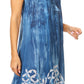 Sakkas Mily Women's Swing Loose Sleeveless Tie Dye Short Cocktail Dress Cover-up