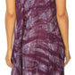 Sakkas Mily Women's Swing Loose Sleeveless Tie Dye Short Cocktail Dress Cover-up