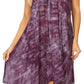 Sakkas Mily Women's Swing Loose Sleeveless Tie Dye Short Cocktail Dress Cover-up