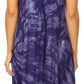 Sakkas Mily Women's Swing Loose Sleeveless Tie Dye Short Cocktail Dress Cover-up