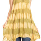 Sakkas Mily Women's Swing Loose Sleeveless Tie Dye Short Cocktail Dress Cover-up