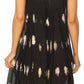 Sakkas Mily Women's Swing Loose Sleeveless Tie Dye Short Cocktail Dress Cover-up