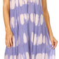Sakkas Mily Women's Swing Loose Sleeveless Tie Dye Short Cocktail Dress Cover-up