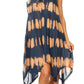 Sakkas Mily Women's Swing Loose Sleeveless Tie Dye Short Cocktail Dress Cover-up