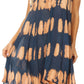 Sakkas Mily Women's Swing Loose Sleeveless Tie Dye Short Cocktail Dress Cover-up
