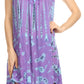 Sakkas Jula Women's Swing Shift Loose Sleeveless Short Cocktail Dress Cover-up