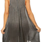 Sakkas Jula Women's Swing Shift Loose Sleeveless Short Cocktail Dress Cover-up