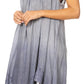 Sakkas Jula Women's Swing Shift Loose Sleeveless Short Cocktail Dress Cover-up
