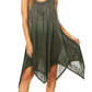 Sakkas Jula Women's Swing Shift Loose Sleeveless Short Cocktail Dress Cover-up