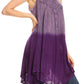 Sakkas Jula Women's Swing Shift Loose Sleeveless Short Cocktail Dress Cover-up