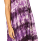 Sakkas Jula Women's Swing Shift Loose Sleeveless Short Cocktail Dress Cover-up