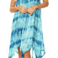 Sakkas Jula Women's Swing Shift Loose Sleeveless Short Cocktail Dress Cover-up