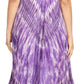 Sakkas Jass Women's Spaghetti Strap Casual Summer Sleeveless Tie-dye Dress