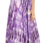 Sakkas Jass Women's Spaghetti Strap Casual Summer Sleeveless Tie-dye Dress