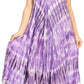 Sakkas Jass Women's Spaghetti Strap Casual Summer Sleeveless Tie-dye Dress
