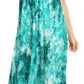 Sakkas Jass Women's Spaghetti Strap Casual Summer Sleeveless Tie-dye Dress