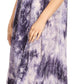 Sakkas Jass Women's Spaghetti Strap Casual Summer Sleeveless Tie-dye Dress