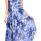 Sakkas Jass Women's Spaghetti Strap Casual Summer Sleeveless Tie-dye Dress